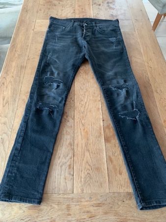 Jeans Skinny Low Waist Gr. 32/32 von H&M