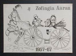 Studentika ZOFINGIA AARAU 1957-67 Studenten