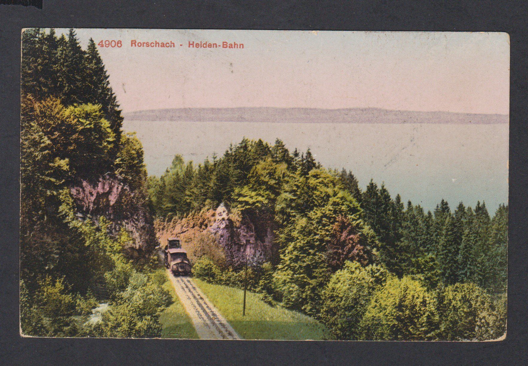 Cartes postales: Rorschach  Heiden-Bahn   :   alte Ansichtskarte von 1910 – D'occasion à Vitznau par Ropaku