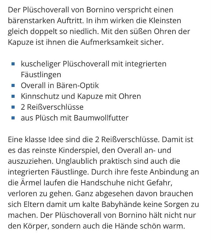 Completi: Baby Winteroverall Grösse 50/56 – Usato da Grenchen venduto da ja.ger 1