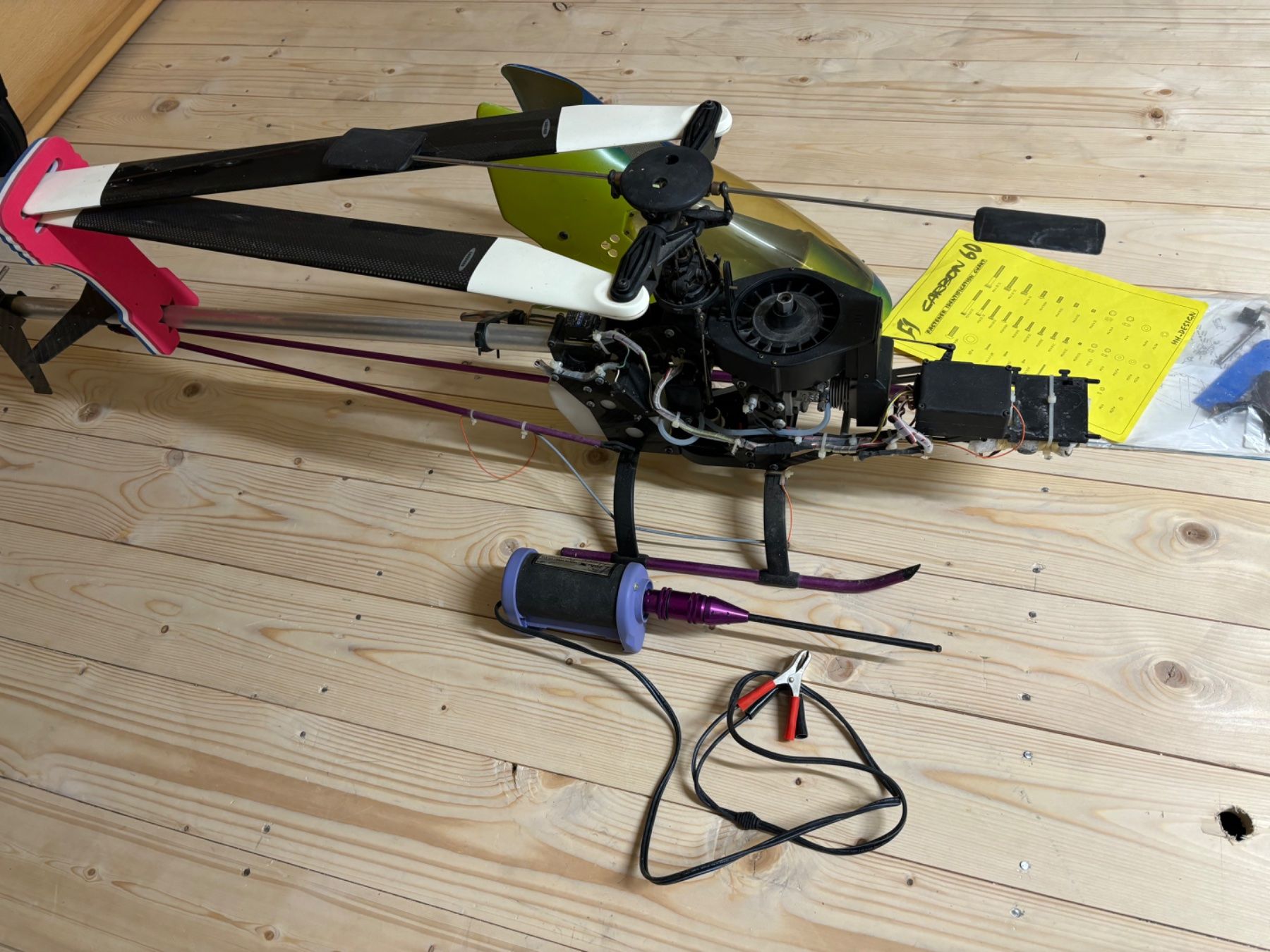Modellismo RC: RC Helikopter inkl Motor und Servos – Usato da Wettingen venduto da thomasito01