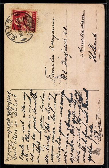 Cartoline postali: AK Chur, Partie im Ort – Usato da Berlin venduto da bartko-reher 1