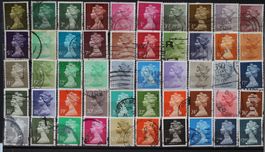 Grossbritannien Lot Königin Elizabeth II. gestempelt