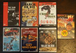Kriegsfilme I / 7 Filme / UK/NL-Import / englisch