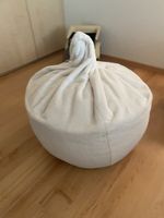 Sack Chair Faux Fur Cream Good Condition