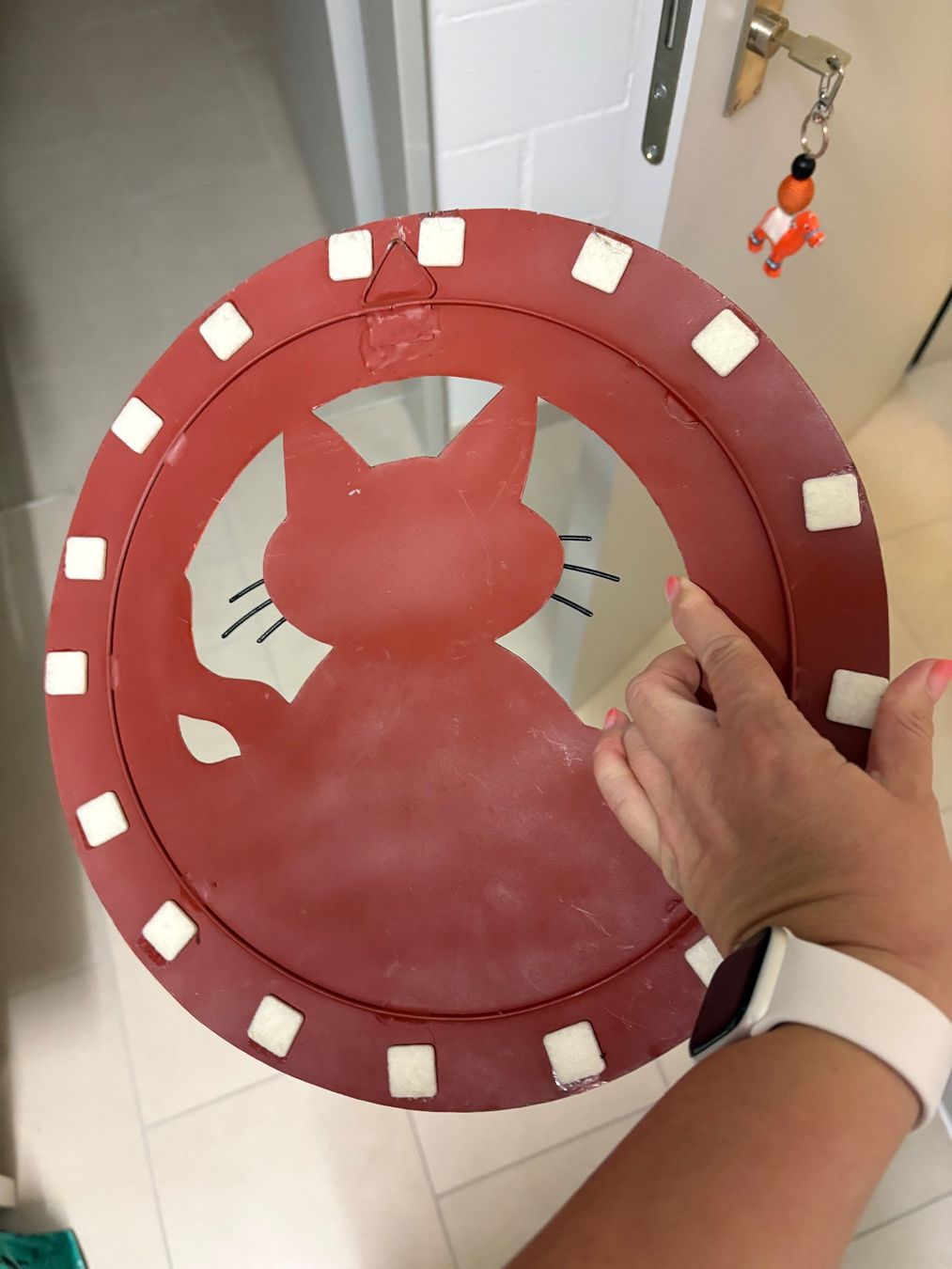 Insegne: Dekoschild Katze Willkommen – Usato da Basel venduto da Tierschutz-Flohmi 2