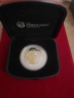 Lunar 2 Drache 2012 Silber-Gilded. 1oz in der Roten Box