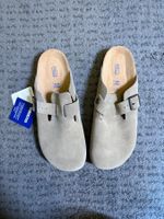 Birkenstock Boston Pantoletten beige Grösse 42 gebraucht