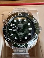 Omega Seamaster 300 Diver, Grün, Neu, Full Set