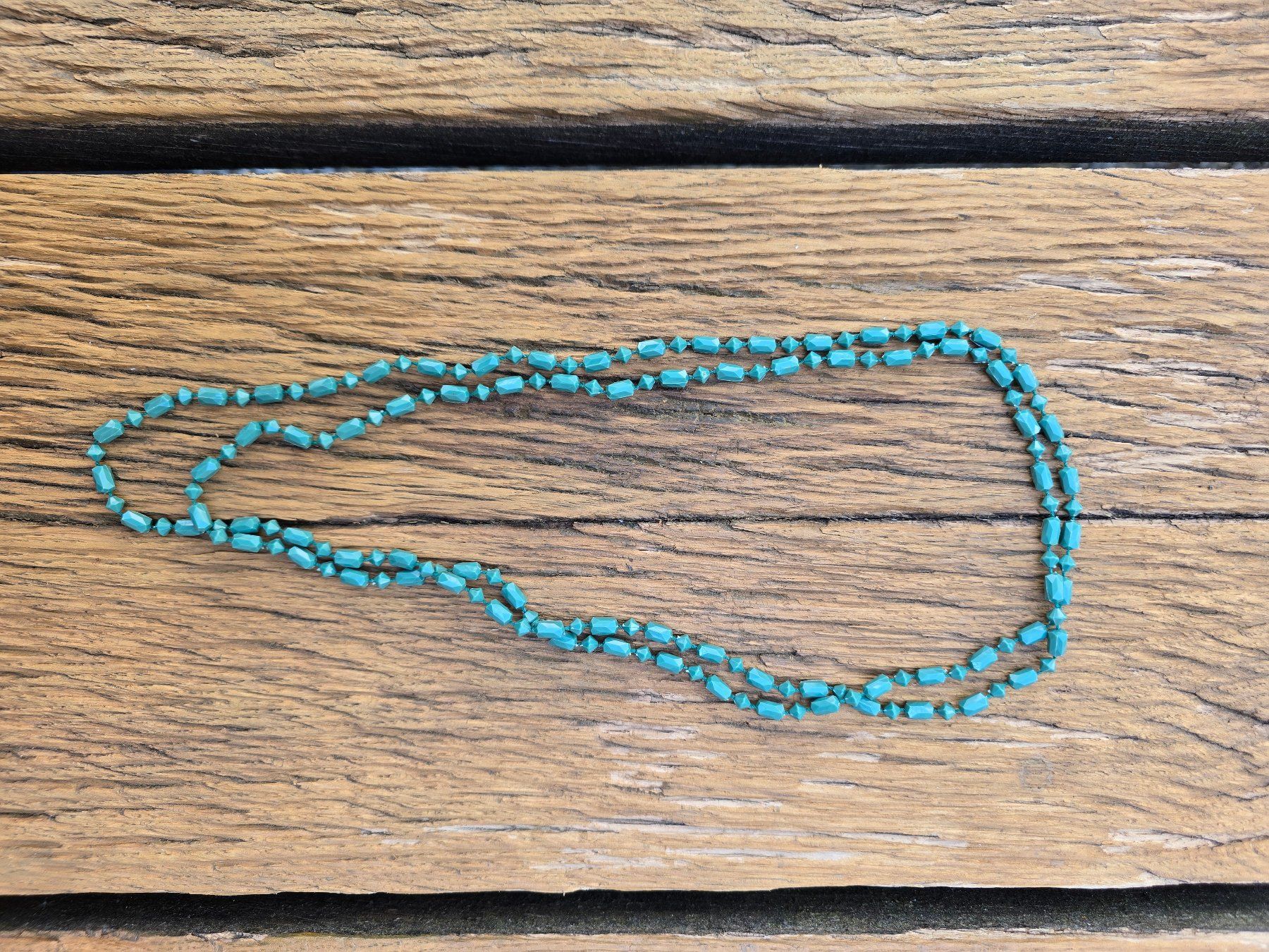 Ketten: Schmuck: Collier Steine jadefarbig – Gebraucht aus Romanshorn von Rachacha 1