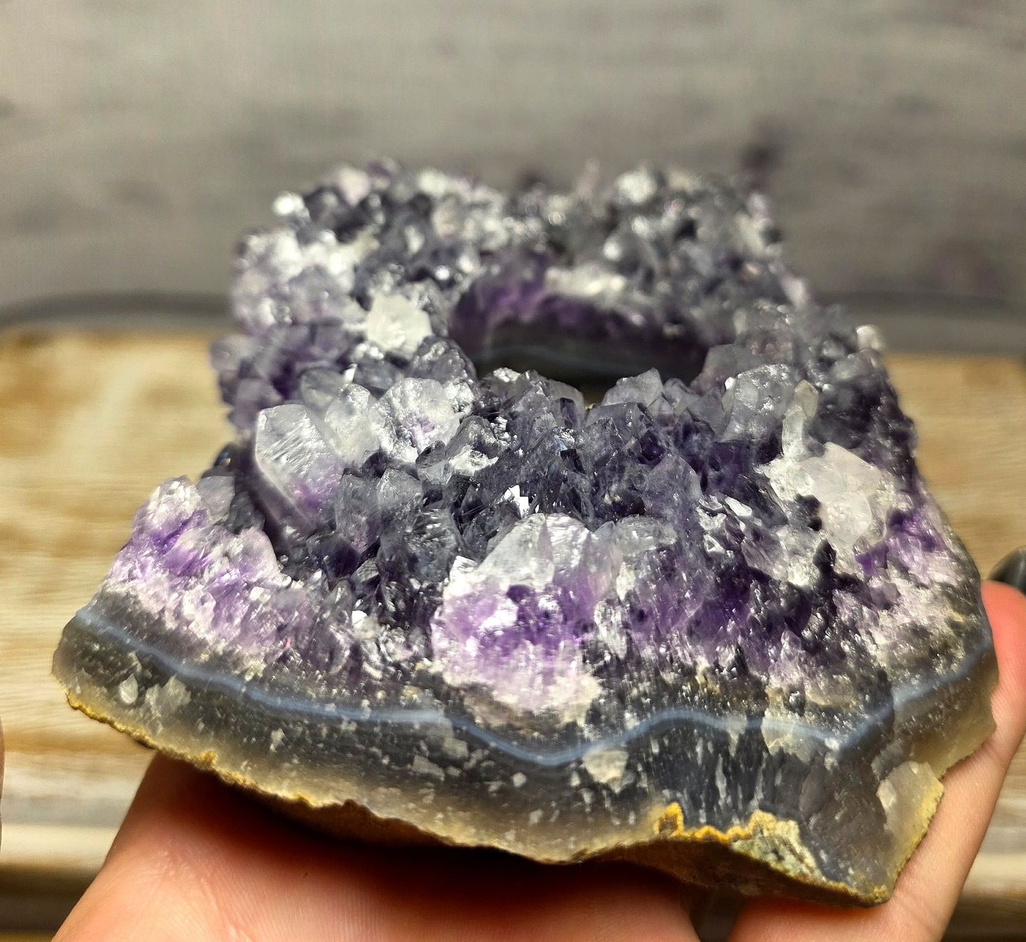 Minerali & Pietre curative: Amethyst Teelicht Halter E 672g – Nuovo e nell'imballaggio originale da Matzingen venduto da Shay_Crystalz 3