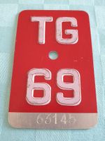 Velonummer TG 69