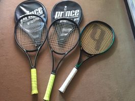 3 raquettes de tennis Prince