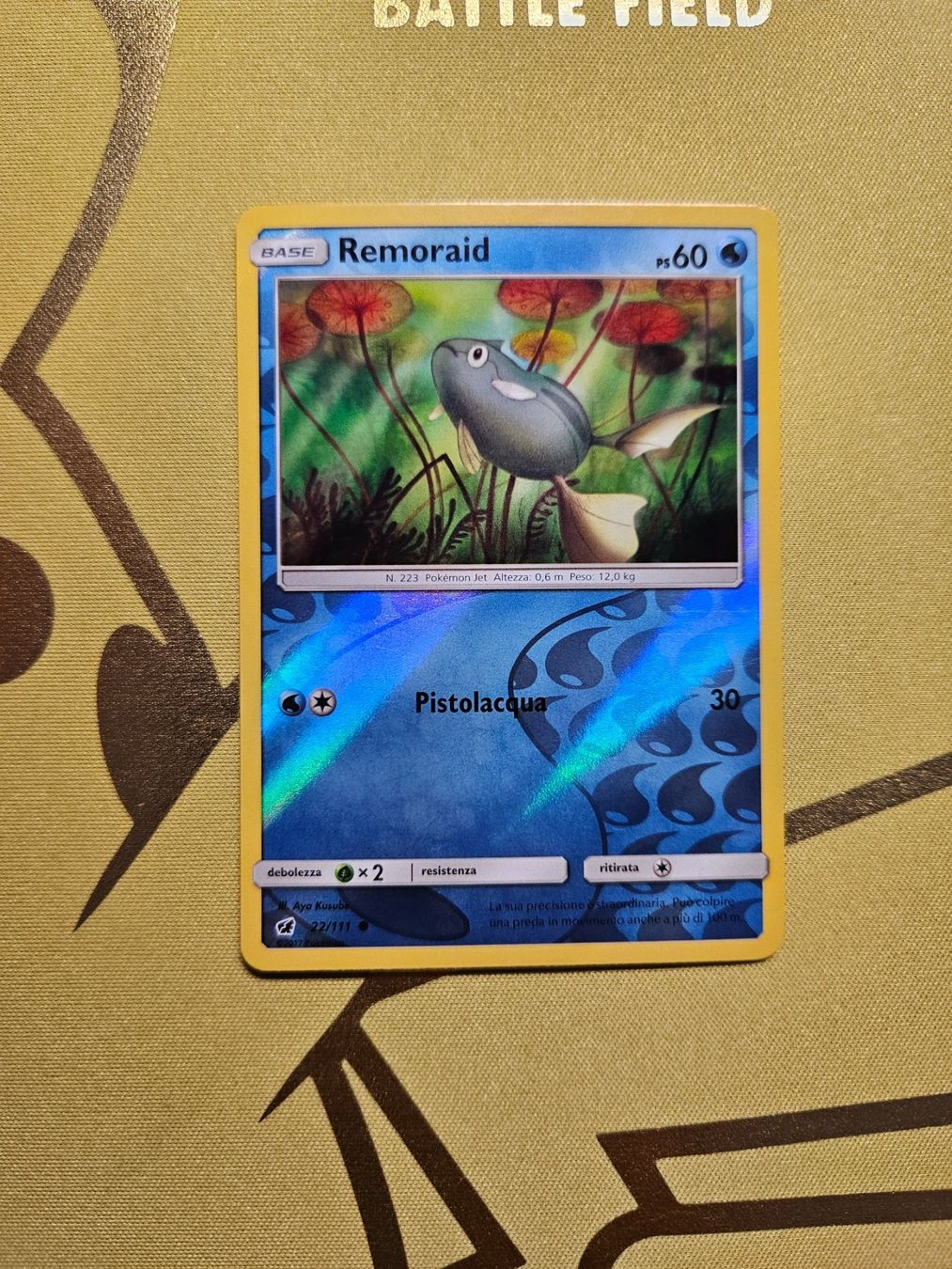 Pokémon Carte collezionabili: Crimson Invasion - Remoraid – Usato da Bellinzona venduto da Pokemarco