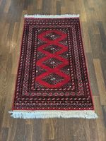 Buchara Teppich Wolle handgeknüpft - Vintage - 128x77 cm