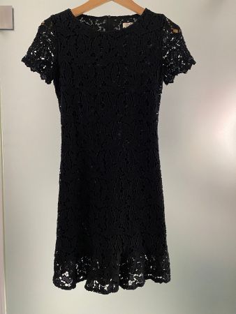 Ba&sh Robe Noire Dentelle Taille 0 - Élégante et Chic ! (52)