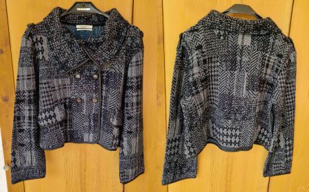 Vintage ALDO MARTINS tolle Premium Strickjacke Gr. 38 (SVT)
