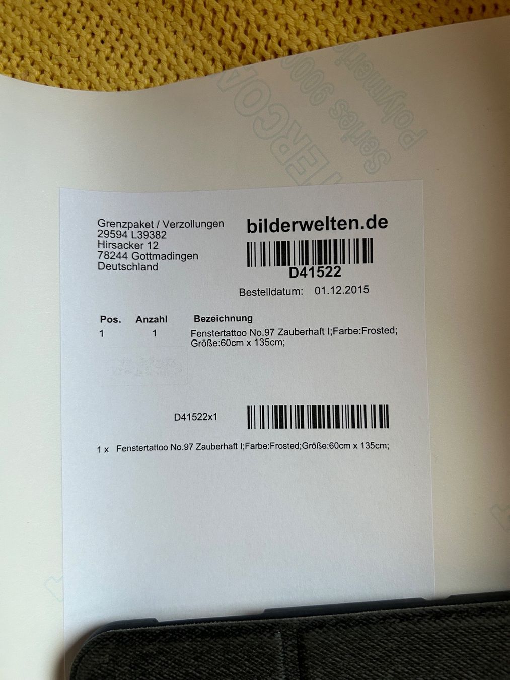 Altro per la casa: Fenstertattoo  Glasdusche oder Fenster verhandelbar – Nuovo (secondo la descrizione) da Gisikon venduto da luz_l95s 4