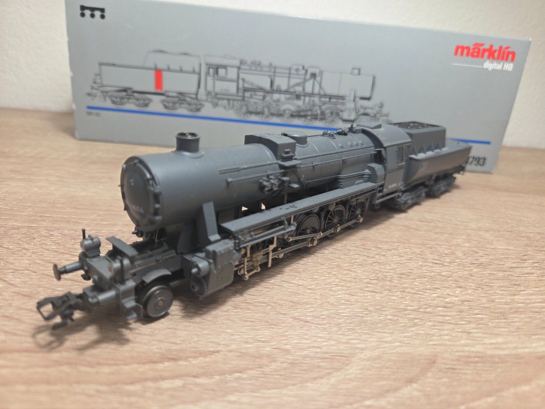 Märklin Modellini di ferrovie: Märklin 3793 Dampflok BR 52 Digital H0 – Usato da St-Aubin-Sauges venduto da Lo_Go 3