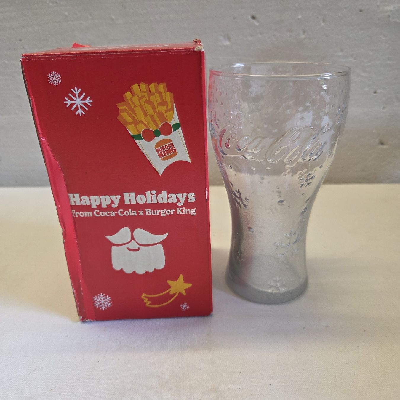 Coca-Cola Verres: Coca-Cola Glas mit Schneeflocken, Sammelglas.. – D'occasion à Stans par Ducati16