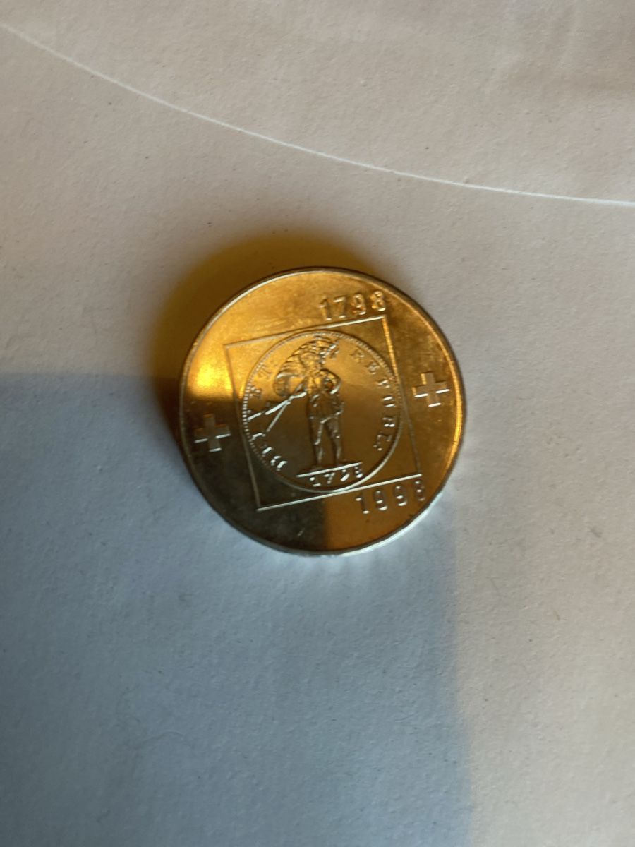 Tutti le monete: 20 fr Gedenkmünze  – Usato da Menzingen venduto da Edelmuni7 1