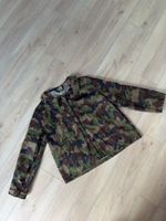 Selbstgenähte Jacke, aus orginal Schweizermilitärstoff