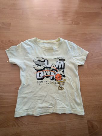 T-Shirt, Gr. 5, Slam Dunk Motiv für kleine Sportler