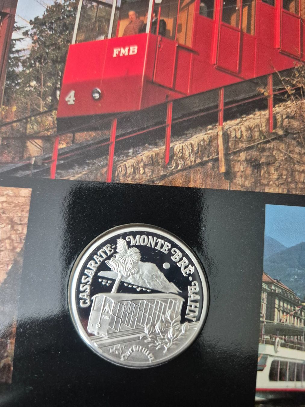 Medaglie: Bergbahnen der Schweiz - Cassarate-Monte Brebahn – Usato da Luzern venduto da Vreneli_1 1