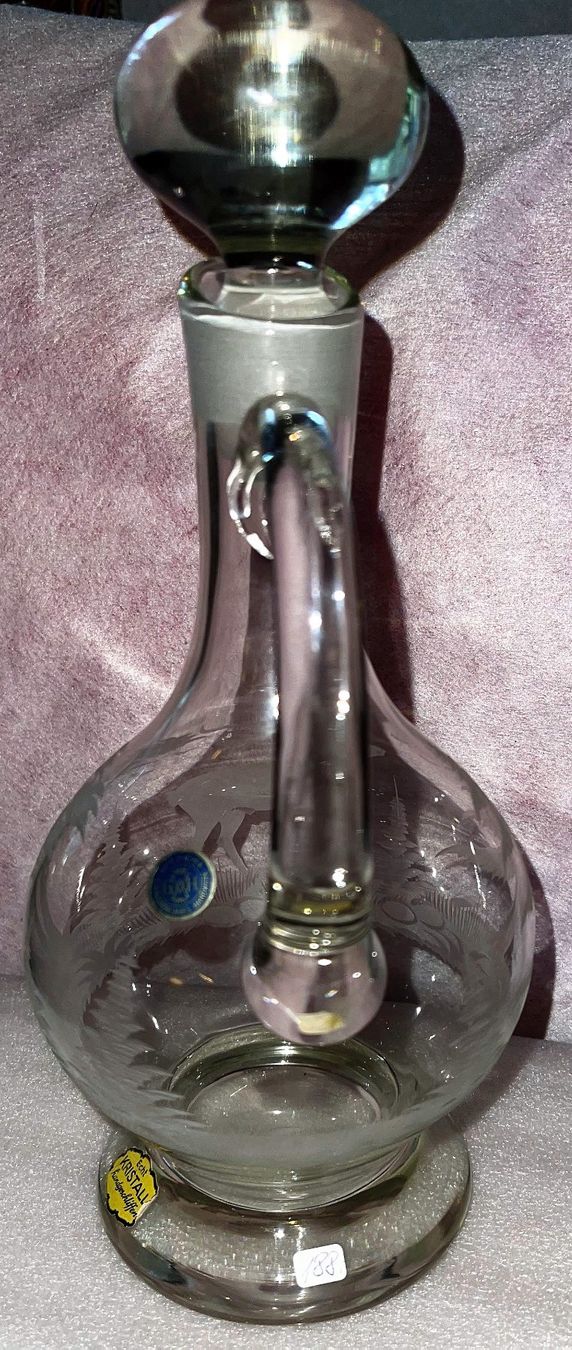 Caraffe: Karaffe mit Stöpsel Kristallglas – Nuovo (secondo la descrizione) da Lutzenberg venduto da Truhe 3