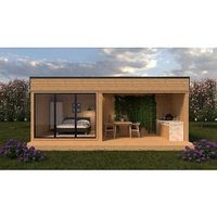 Gartenhaus-Lounge, DIY Würfel 3mx3m+3mx4m offen