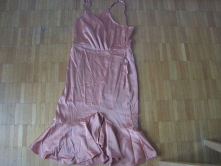 Damen Kleid Kupfer orange Gr. M