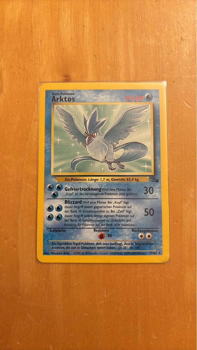 Pokémon Cartes à collectionner: Pokémon Karte Arktos 17/62 – D'occasion à Dättwil AG par indeed22