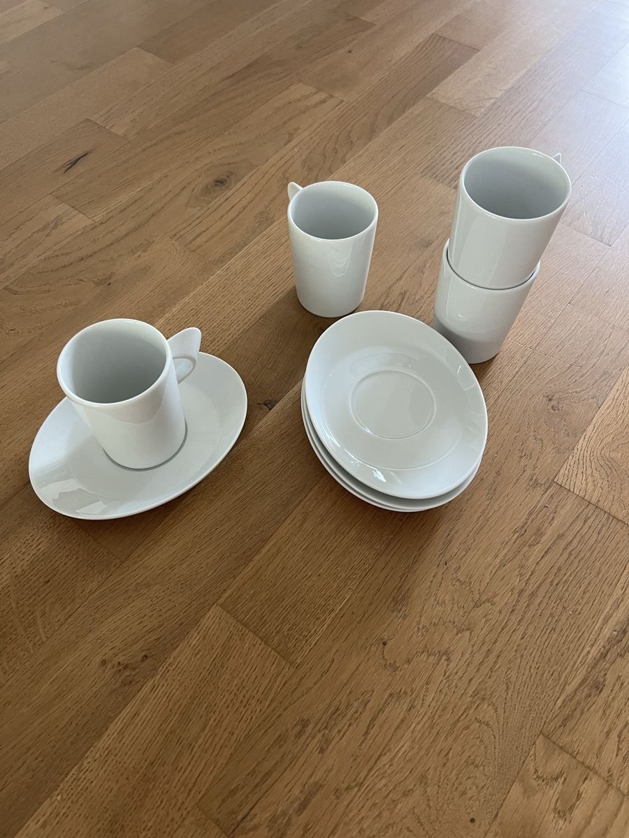 Set di piatti: 4 Schönwald Tassen – Usato da Altendorf venduto da wqv_97