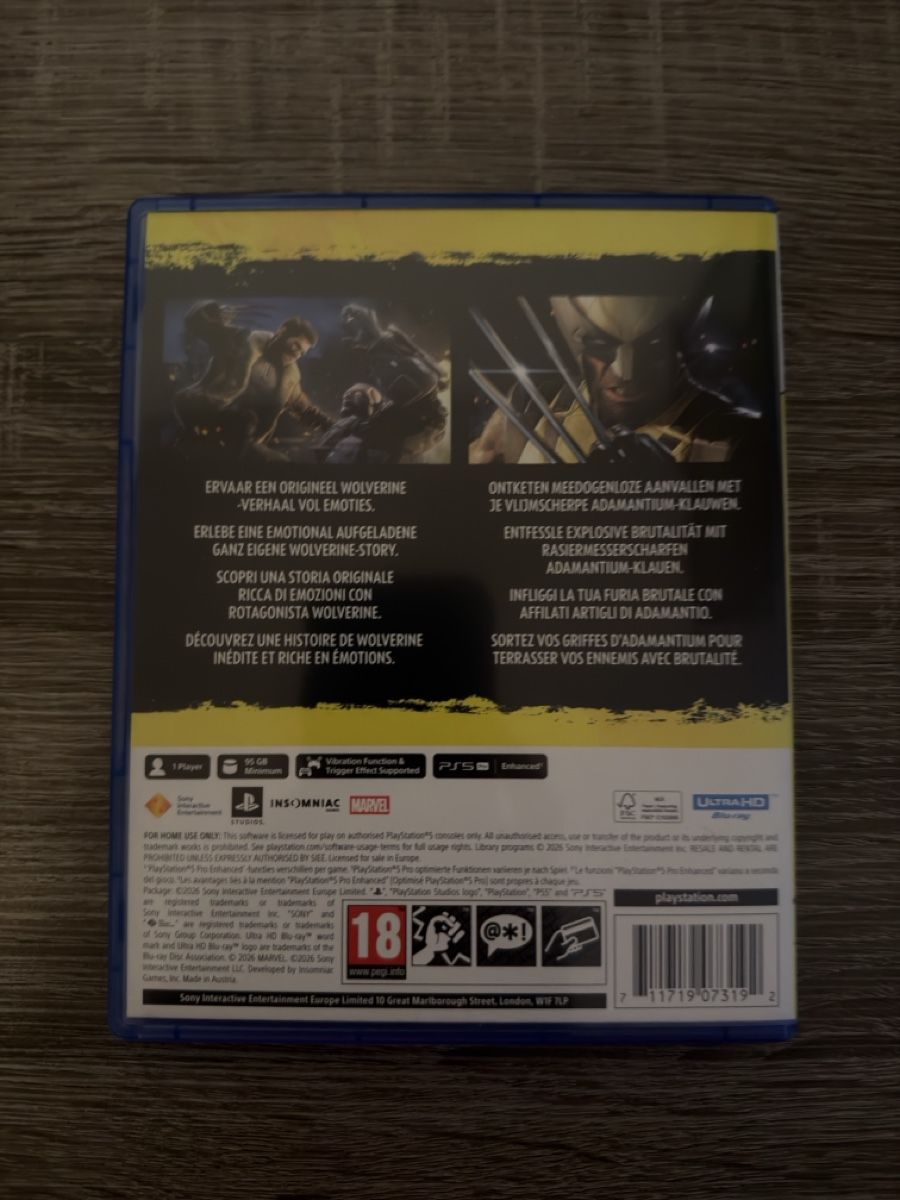 Sony Jeux: PS5 Wolverine – Neuf (Voir description) à Thun par Red_dragon 1