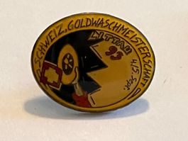 1 Pin Schweizer Goldwaschmeisterschaften 1993 Littau