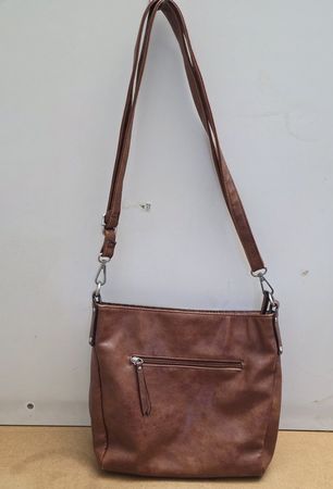 Emily & Noah Handtasche Umhängetasche Braun Geflochten