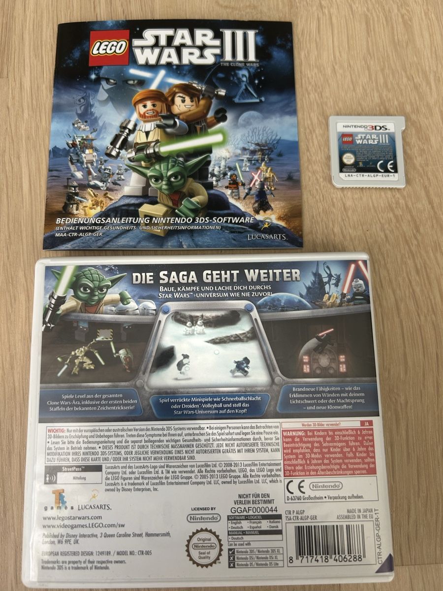 Nintendo Giochi: LEGO Star Wars III The Clone Wars 3DS – Usato da Zürich venduto da JN-MZ67676767 2