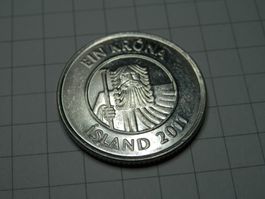 Island  1 Krone, 2011