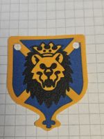 lego cloth x95px1 Blue Cloth Hanging 4 x 5 with Knights King