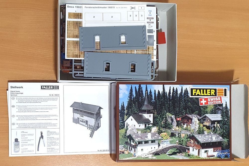 Faller Behelf Stellwerk - Kit Modellismo Ferroviario Scala H0 120112 - Foto 9