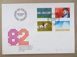 Satzbrief FDC Sondermarken 1982