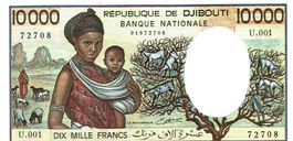 Djibouti 10000 Francs ND 1984 P-39 b UNZ