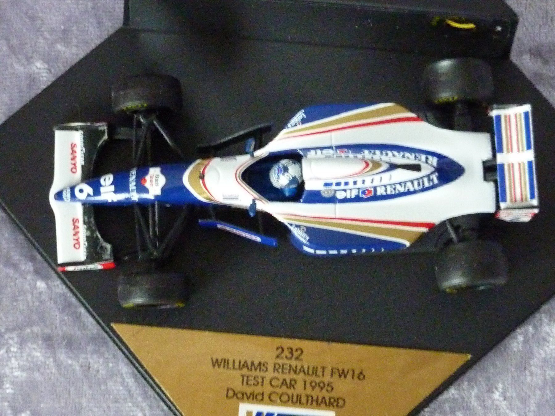 Williams Modellini d'auto: Williams Renault FW 16 #232  1:43 – Nuovo e nell'imballaggio originale da Dürrenäsch venduto da modellautos4you 4