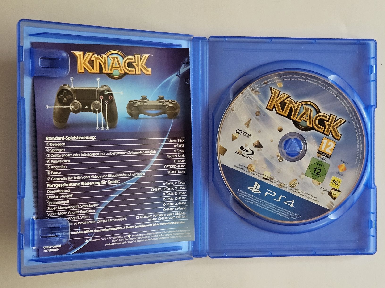 Giochi: Knack PS4 Abenteuer Spiel / #WT18 – Usato da Oberdorf BL venduto da BaldenEagle 1