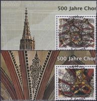 2017, Nr.1652+1653 Münster mit Ersttags-Voll-Stempel +TABS