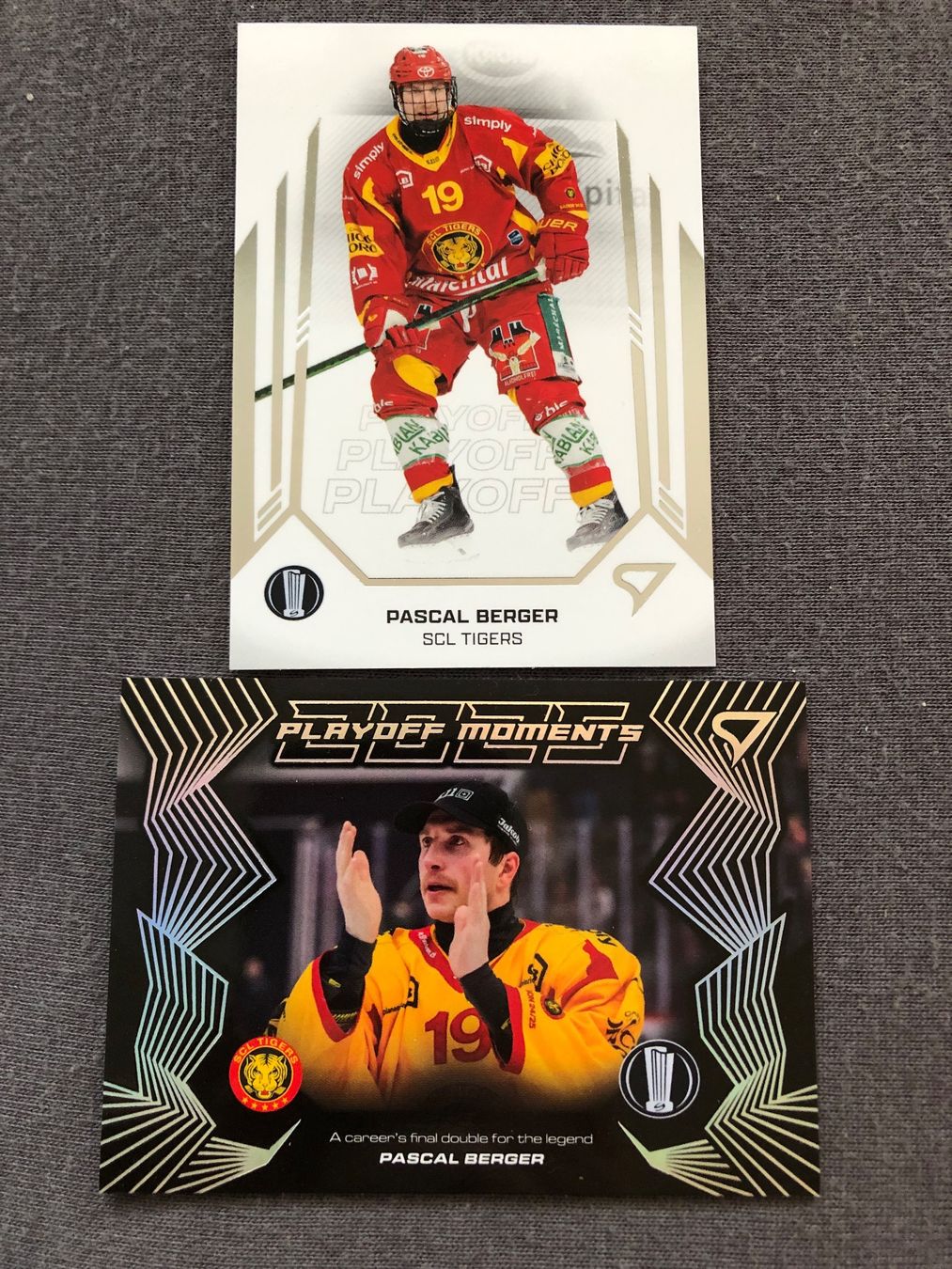 NHL Carte collezionabili: Pascal Berger SCL Tiger SCB Hockey Card – Usato da Meierskappel venduto da Cc19
