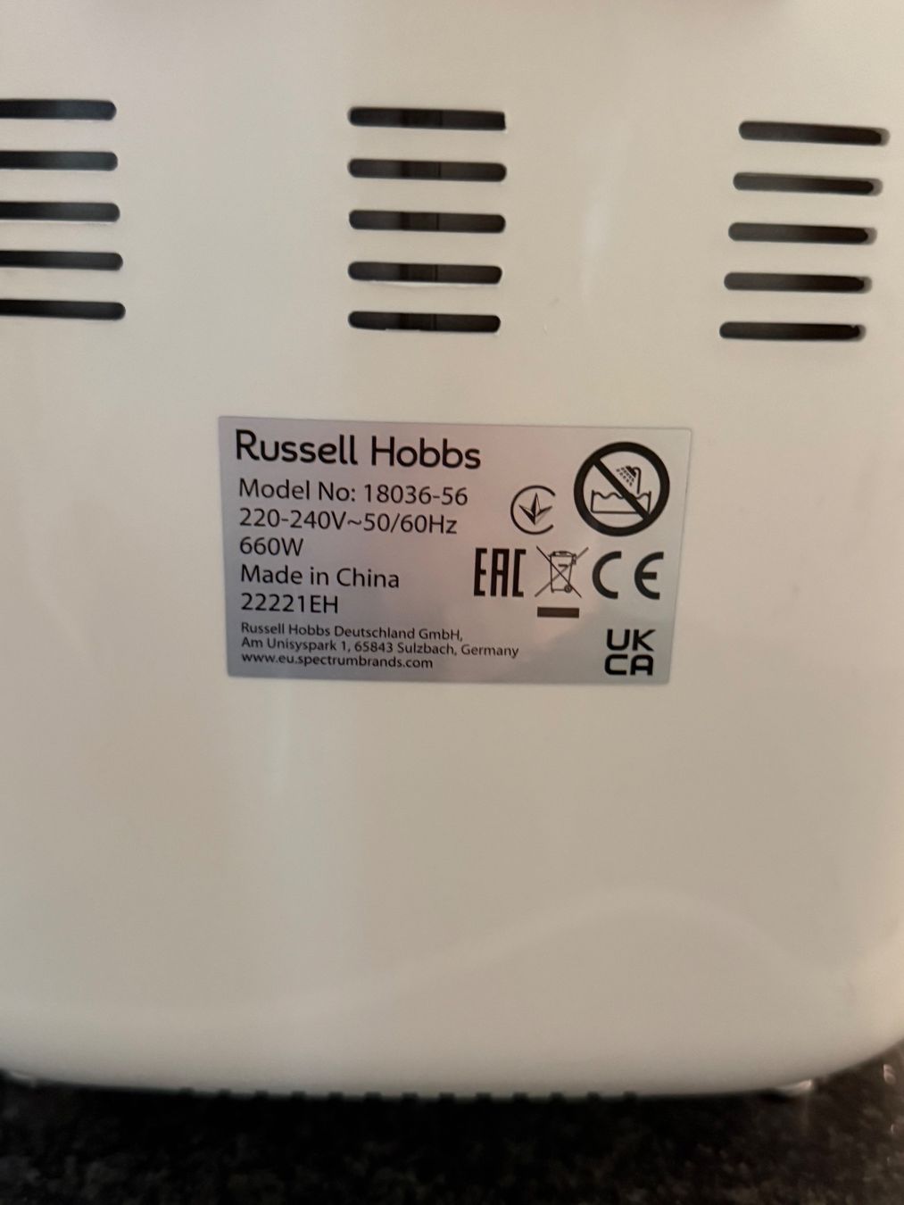 Russell Hobbs Elettrodomestici da cucina: Russell Hobbs Brotbackautomat – Nuovo (secondo la descrizione) da Schliern b. Köniz venduto da jul_ly8x 3