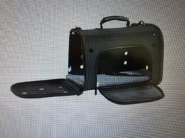Transporttasche für Haustiere, schwarz, guter Zustand