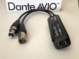 DANTE AVIO 2-Channel/AES3 Adapter (Audinate)