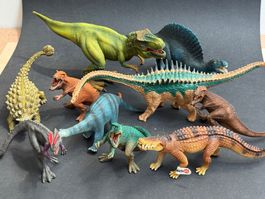 10 Schleich Dinos Dinosaurier Dino